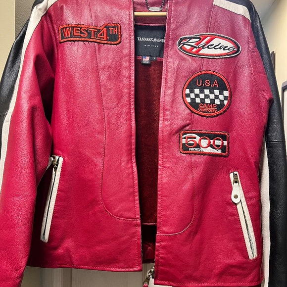 Red Leather Jacket - Picture 1 of 4